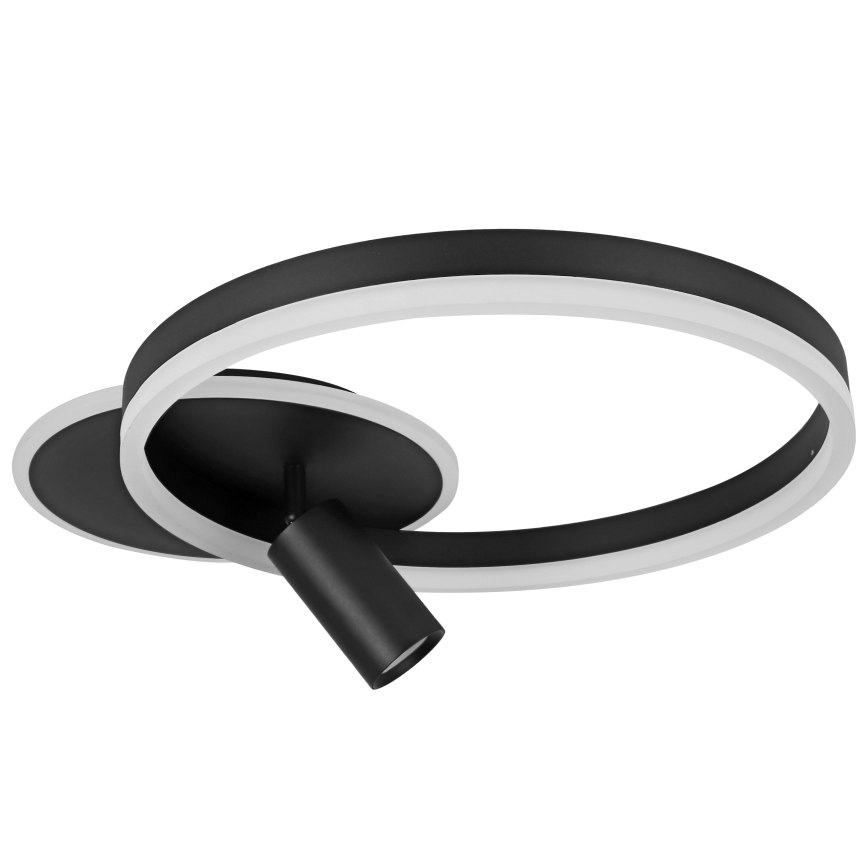 LED φωτιστικό οροφής LED/38W/230V + 1xGU10/30W μαύρο