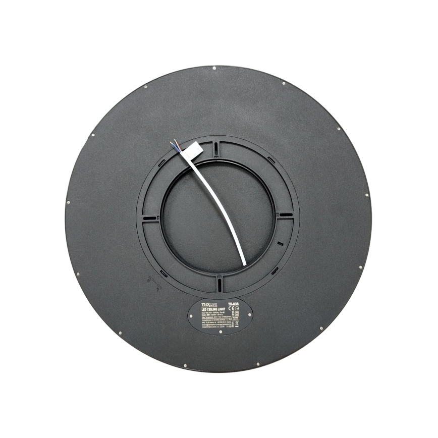 LED φωτιστικό οροφής LED/40W/230V 3000/4000/6500K Ø 50 cm μαύρο