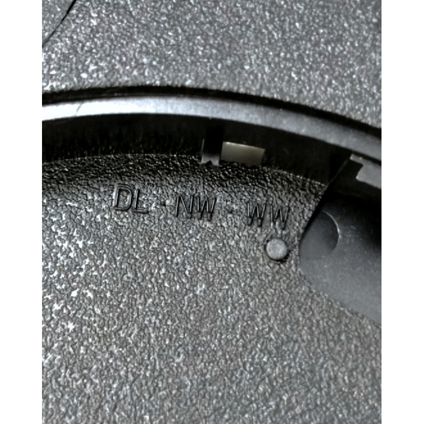 LED φωτιστικό οροφής LED/40W/230V 3000/4000/6500K Ø 50 cm μαύρο