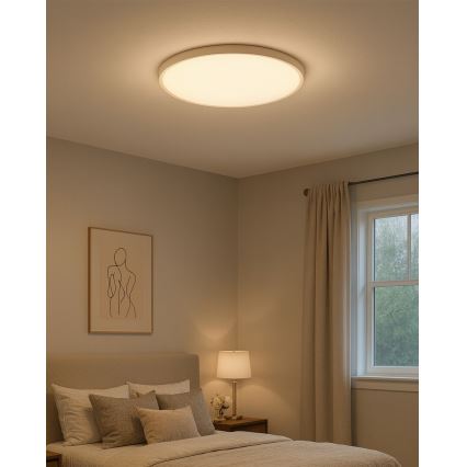 LED φωτιστικό οροφής LED/40W/230V 3000/4000/6500K διάμ. 50 εκ. λευκό