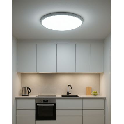 LED φωτιστικό οροφής LED/40W/230V 3000/4000/6500K διάμ. 50 εκ. λευκό