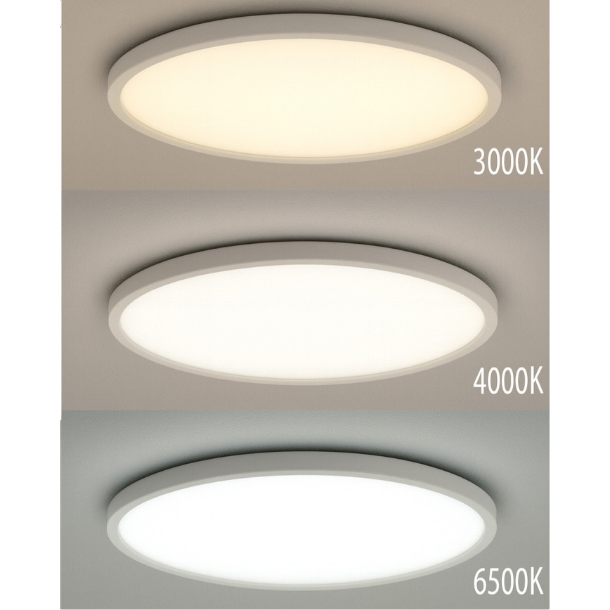 LED φωτιστικό οροφής LED/40W/230V 3000/4000/6500K διάμ. 50 εκ. λευκό