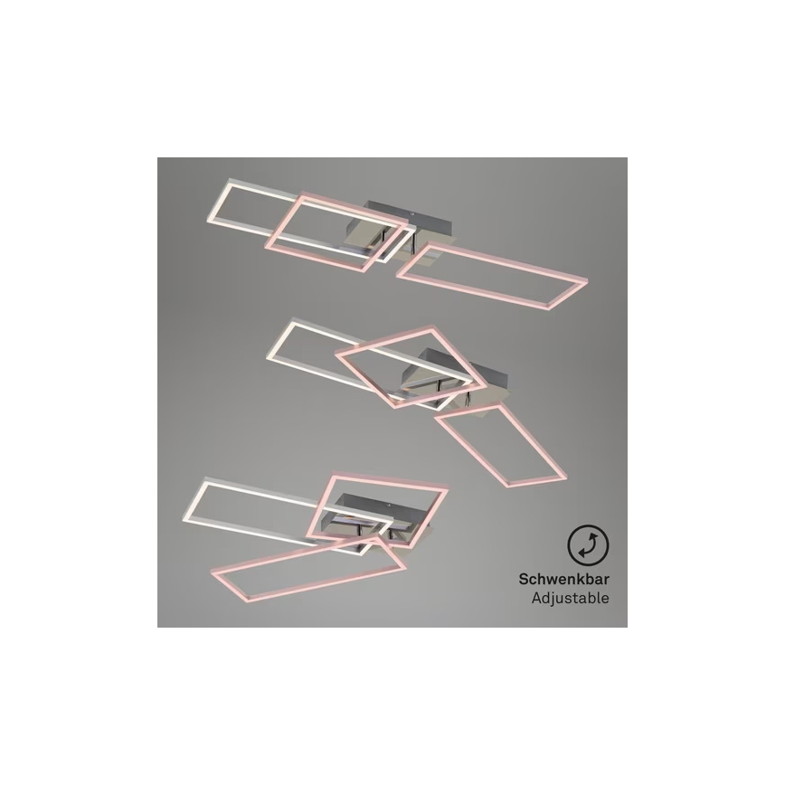 LED φωτιστικό οροφής LED/42W/230V 3000K ματ χρώμιο