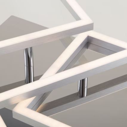 LED φωτιστικό οροφής LED/42W/230V 3000K ματ χρώμιο