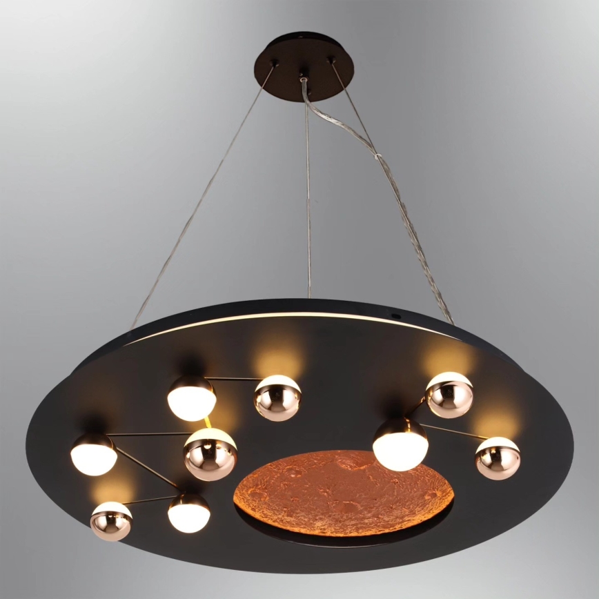 LED φωτιστικό οροφής MARS 58W/230V 3000K μαύρο