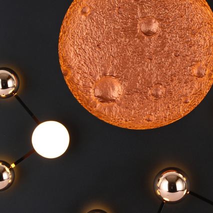 LED φωτιστικό οροφής MARS 58W/230V 3000K μαύρο