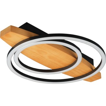 LED Φωτιστικό οροφής MELISA LED/28W/230V 30x40 cm, φινίρισμα πεύκου