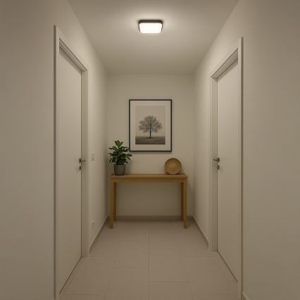 LED φωτιστικό οροφής NEMO LED/11W/230V 26x26 cm μαύρο