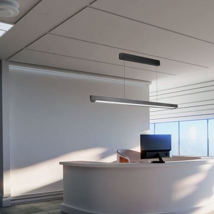 Φωτιστικό LED με καλώδιο LED/36W/230V 3000/4000/6400K ανθρακί