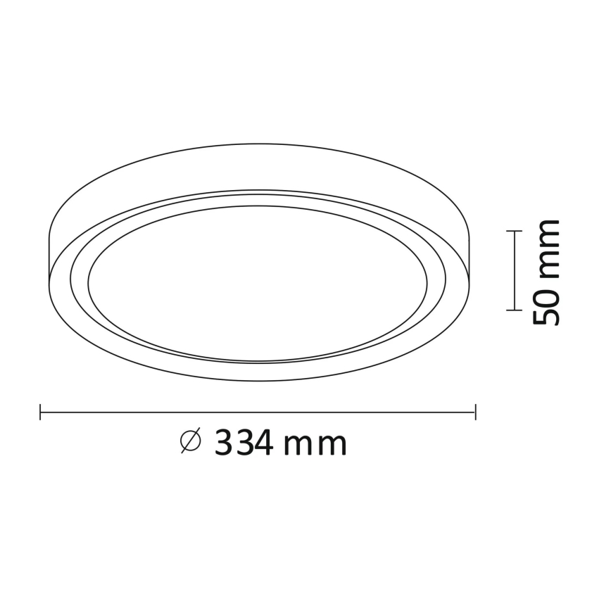 LED Φωτιστικό οροφής PERSE LED/15W/230V λευκό