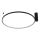 LED φωτιστικό οροφής RING S LED/34W/230V 3000/4000/6000K διάμ. 60 cm μαύρο