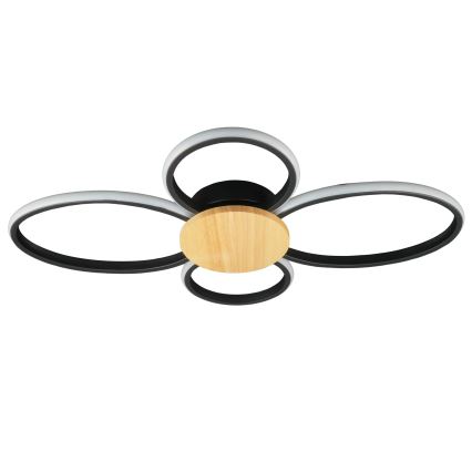 LED φωτιστικό οροφής SABINA LED/38W/230V, από ξύλο καουτσούκ