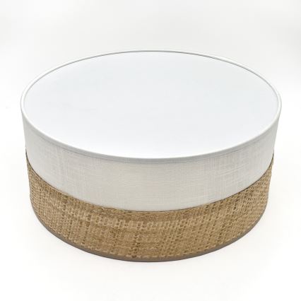 Φωτιστικό οροφής LED SIRJA BOHO LED/20W/230V 4000K Ø 35 cm μπεζ/λευκό