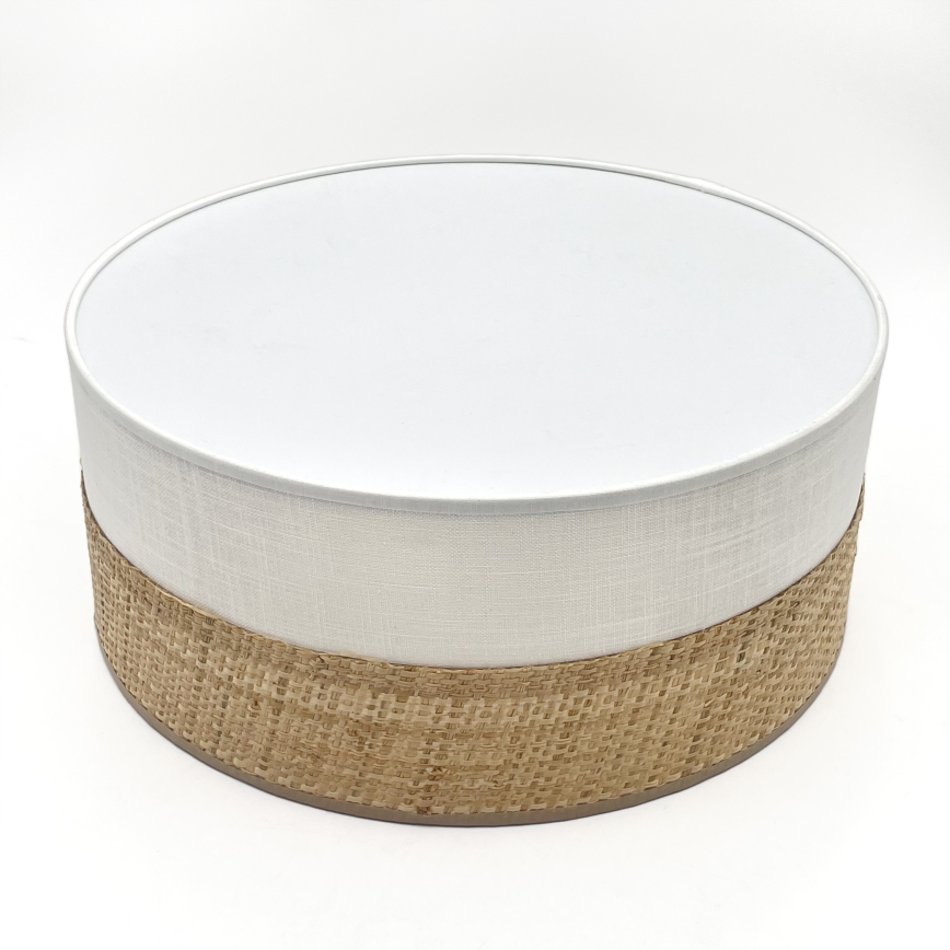 Φωτιστικό οροφής LED SIRJA BOHO LED/20W/230V 4000K Ø 35 cm μπεζ/λευκό