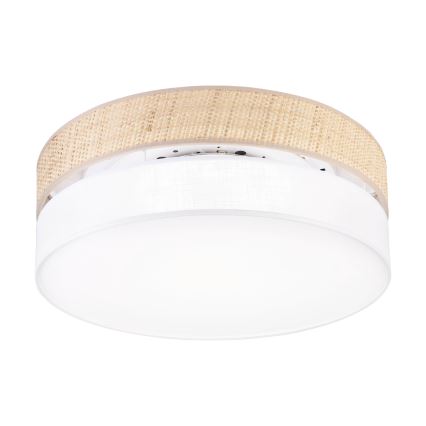 Φωτιστικό οροφής LED SIRJA BOHO LED/36W/230V 4000K διάμ. 45 cm μπεζ/λευκό