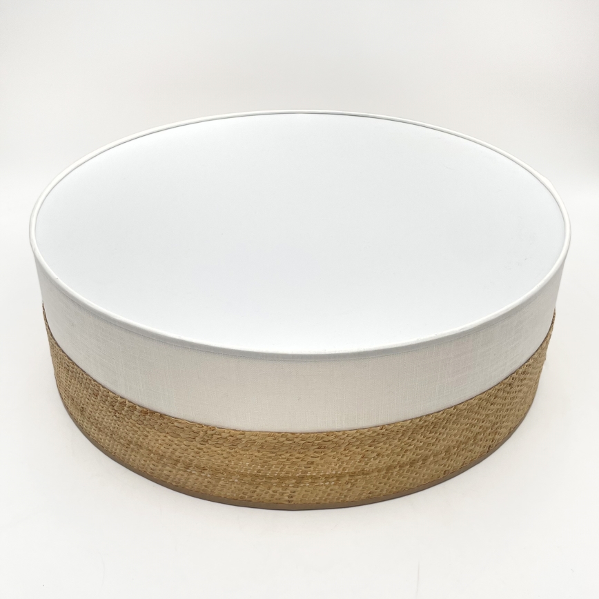 Φωτιστικό οροφής LED SIRJA BOHO LED/36W/230V 4000K διάμ. 45 cm μπεζ/λευκό