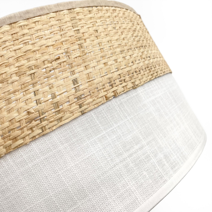 Φωτιστικό οροφής LED SIRJA BOHO LED/36W/230V 4000K διάμ. 45 cm μπεζ/λευκό