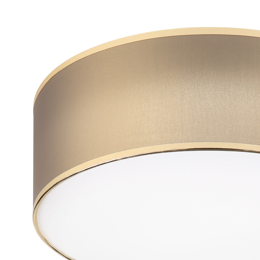 LED φωτιστικό οροφής SIRJA LED/20W/230V 4000K Ø 35 cm καφέ/χρυσό