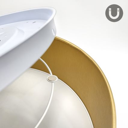 LED φωτιστικό οροφής SIRJA LED/36W/230V 4000K Ø 45 cm καφέ/χρυσό