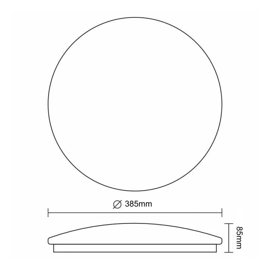 Ρυθμιζόμενο φωτιστικό οροφής STAR LED/36W/230V 3000-6500K + τηλεχειριστήριο