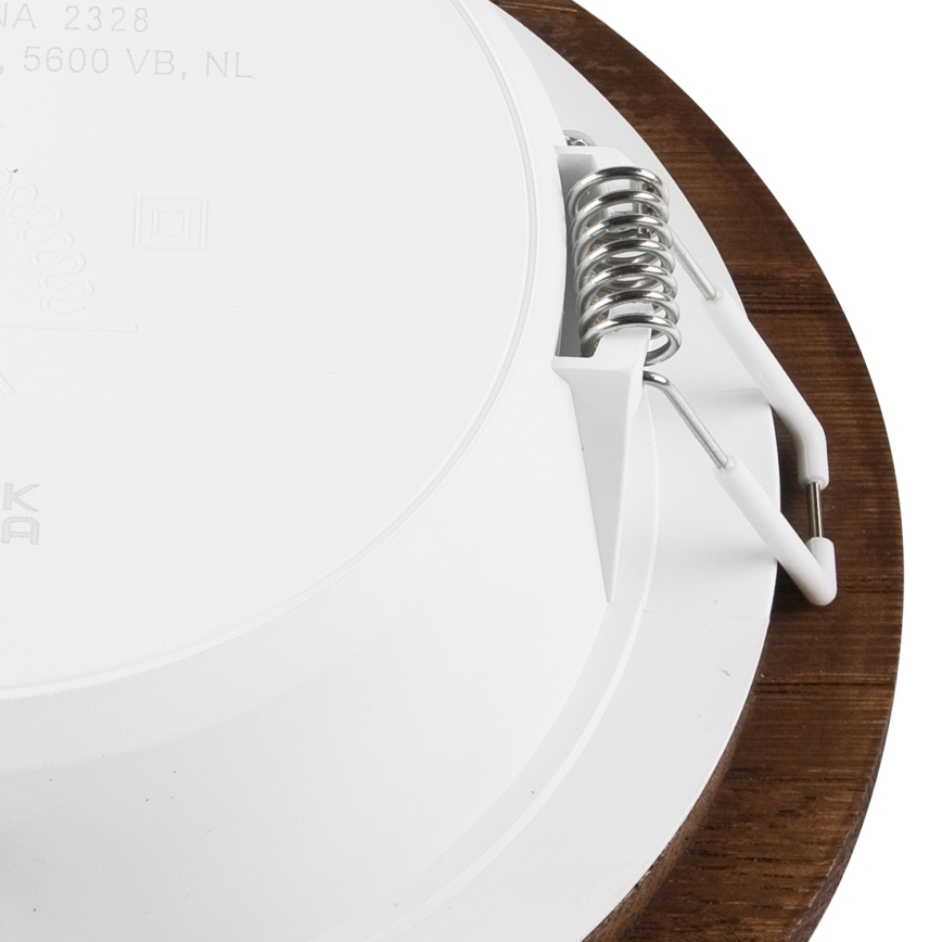 LED φωτιστικό οροφής WOODY SPOT LED/12,5W/230V 3000K κερασιά Ø 16 εκ.