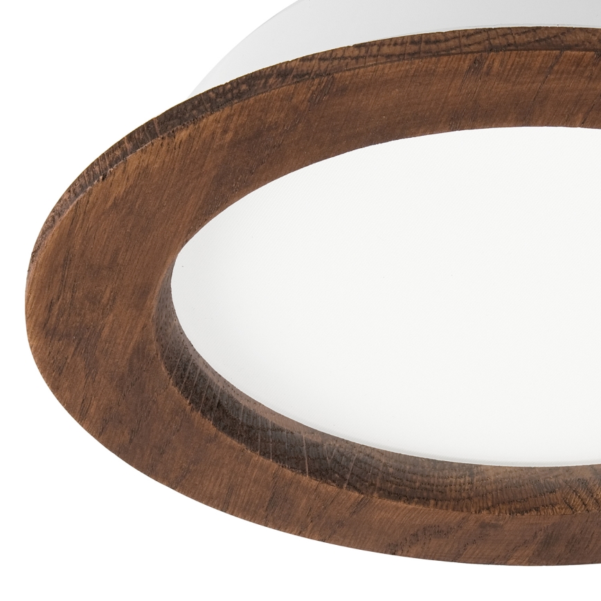 LED Εντοιχιζόμενο φωτιστικό WOODY SPOT LED/16,5W/230V 4000K κερασιά Ø 18,5 εκ.