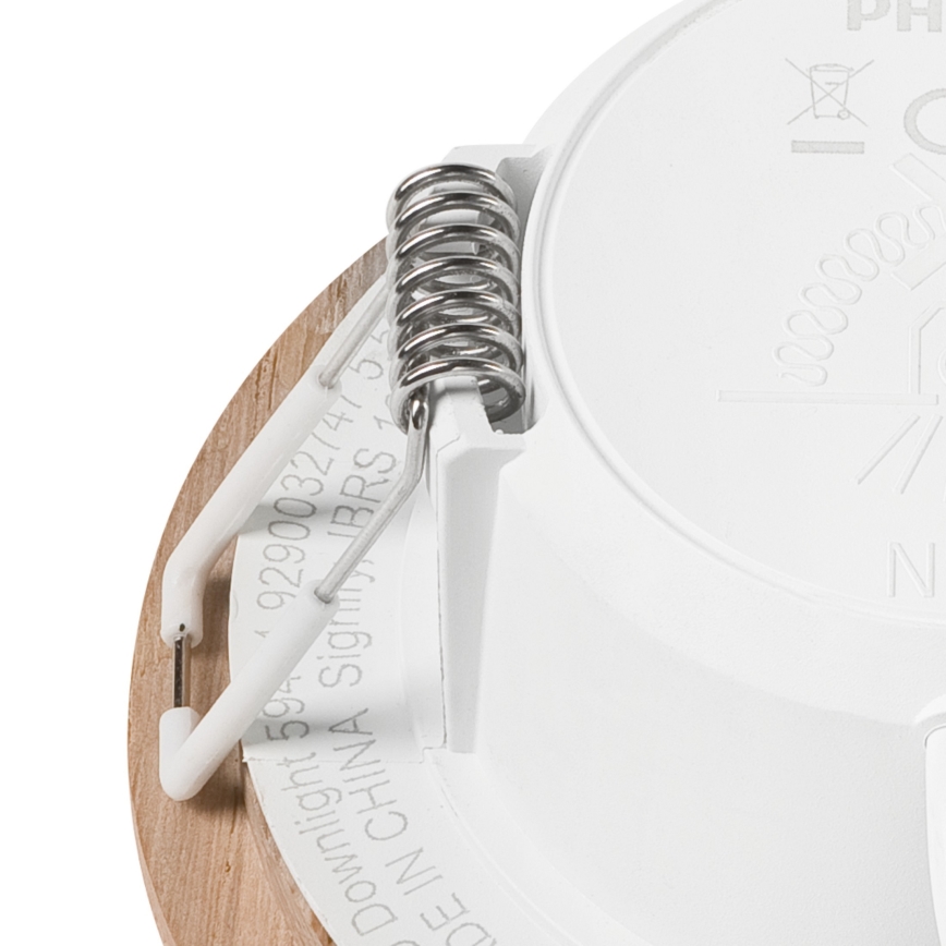 LED φωτιστικό οροφής WOODY SPOT LED/5,5W/230V 4000K δρυς ? 10 εκ.