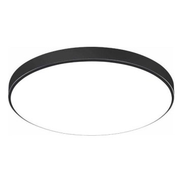 LED φωτιστικό οροφής για μπάνιο DYLAN LED/30W/230V 6000K IP44 Ø 32 cm μαύρο