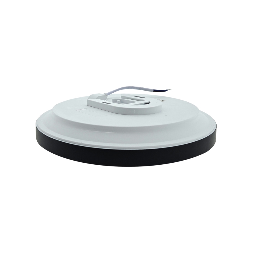 LED φωτιστικό οροφής για μπάνιο FLUME LED 10W/230V, διάμετρος 22,5 cm, IP44, μαύρο