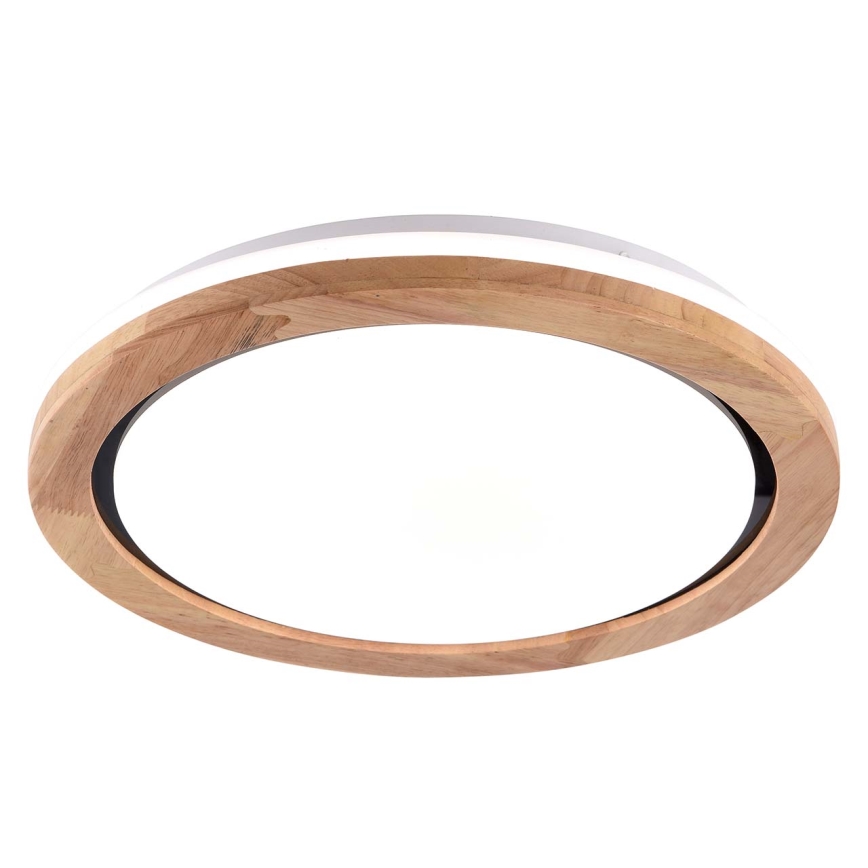 LED ξύλινο φωτιστικό οροφής για μπάνιο LED/24W/230V Ø 39 cm IP44 δρυς