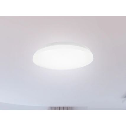 LED φωτιστικό οροφής για μπάνιο OPAL LED/12W/230V, διάμ. 24,5 cm, IP44, λευκό