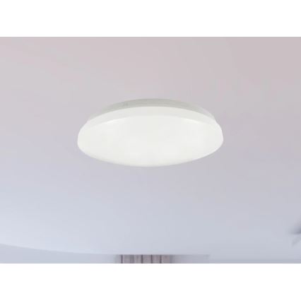 LED φωτιστικό οροφής για μπάνιο OPAL LED/12W/230V, διάμ. 24,5 cm, IP44, λευκό