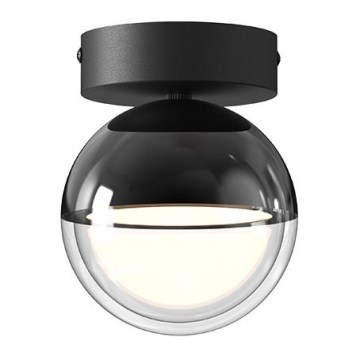 LED φωτιστικό οροφής ZIREA LED/7W/230V Ø 12 cm μαύρο