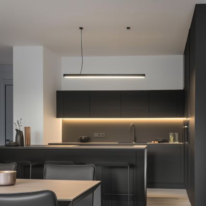 LED φωτιστικό οροφής, επιφανειακό/κρεμαστό, CYNIDECO LED/12W/230V 4000K, μαύρο