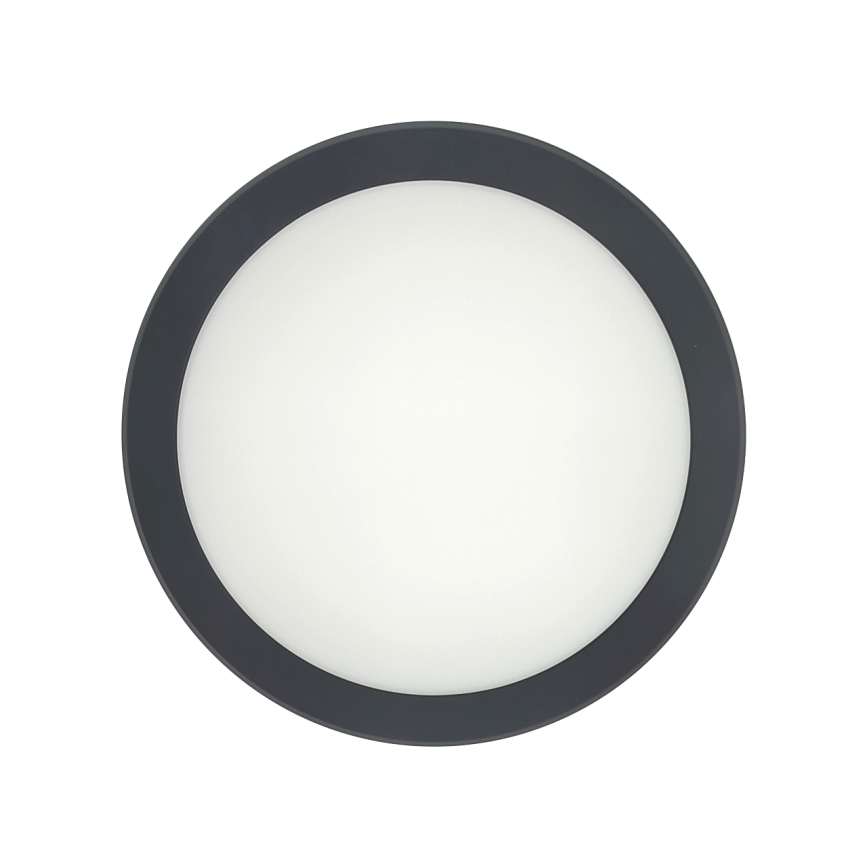 LED φωτιστικό οροφής για μπάνιο με αισθητήρα κίνησης LED/20W/230V 3000/4000/6500K Ø 23 cm IP54 ανθρακί