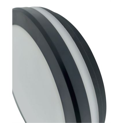 LED φωτιστικό οροφής για μπάνιο με αισθητήρα κίνησης LED/20W/230V 3000/4000/6500K Ø 23 cm IP54 ανθρακί