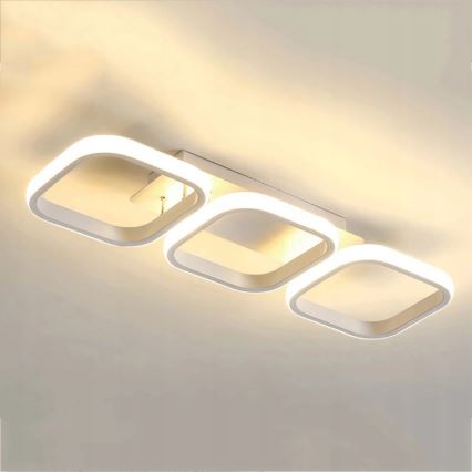 Ρυθμιζόμενο LED φωτιστικό οροφής LED/33W/230V 3000-6500K λευκό Wi-Fi Tuya + τηλεχειριστήριο