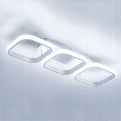 Ρυθμιζόμενο LED φωτιστικό οροφής LED/33W/230V 3000-6500K λευκό Wi-Fi Tuya + τηλεχειριστήριο