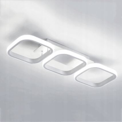 Ρυθμιζόμενο LED φωτιστικό οροφής LED/33W/230V 3000-6500K λευκό Wi-Fi Tuya + τηλεχειριστήριο