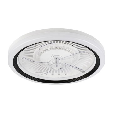 LED Φωτιστικό οροφής dimmable με ανεμιστήρα GEMMA LED/37W/230V λευκό + τηλεχειριστήριο