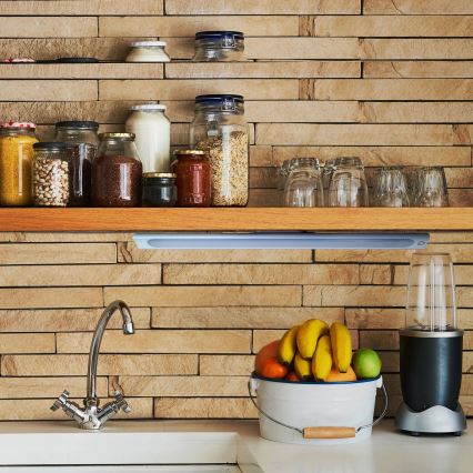 LED Υπόγειο μαγνητικό φωτιστικό αφής LED/2,5W/5V USB 2700/4000/6500K 1200 mAh 35 εκ. λευκό