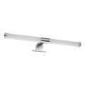 LED φωτισμός καθρέφτη μπάνιου 2-σε-1 APA LED/6W/230V 40 cm IP44 γυαλιστερό χρώμιο