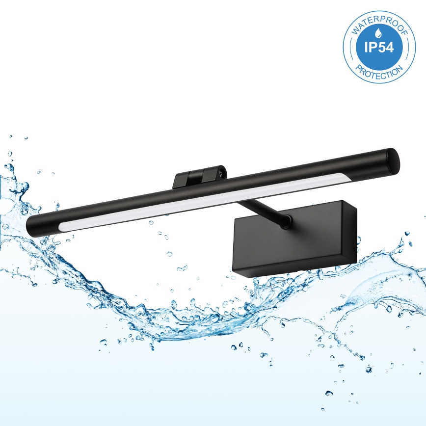 LED φωτισμός καθρέφτη μπάνιου MIRROR LED/6W/230V 4000K IP44 40 cm μαύρο