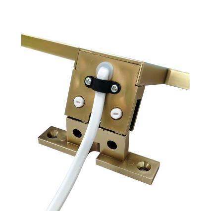 LED Φωτιστικό μπάνιου για καθρέφτη LED/8W/230V 4000K 50 εκ. IP44 ματ χρυσό