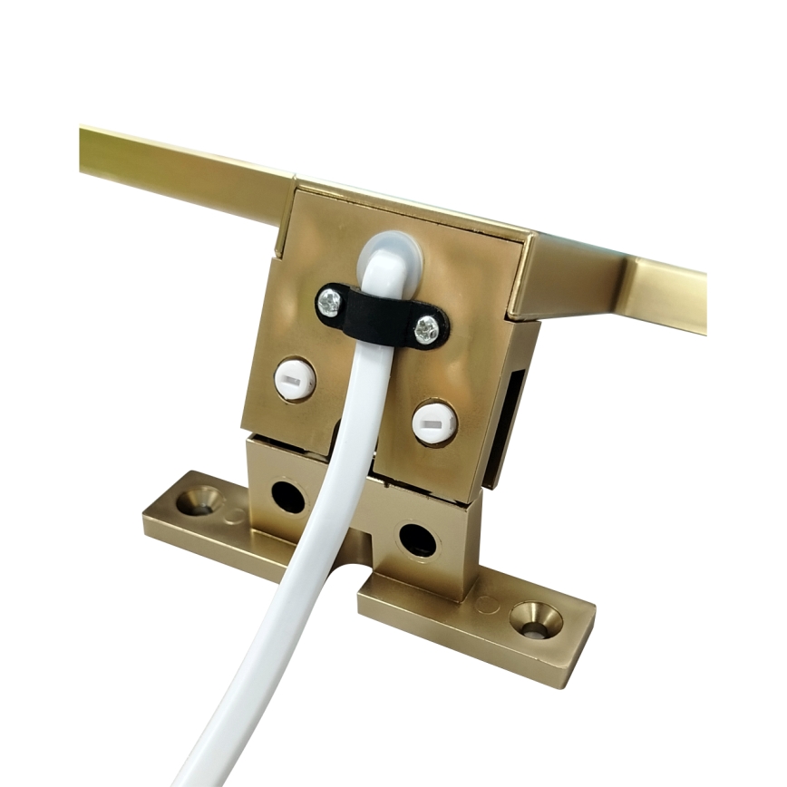 LED Φωτιστικό μπάνιου για καθρέφτη LED/8W/230V 4000K 50 εκ. IP44 ματ χρυσό