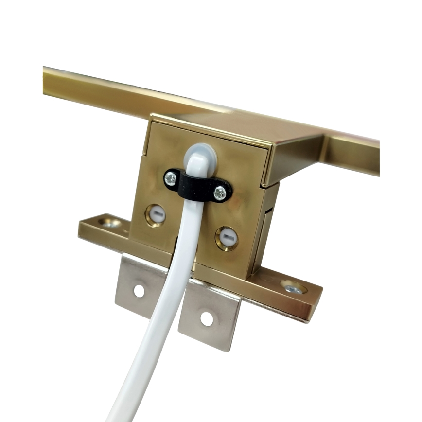 LED Φωτιστικό μπάνιου για καθρέφτη LED/8W/230V 4000K 50 εκ. IP44 ματ χρυσό