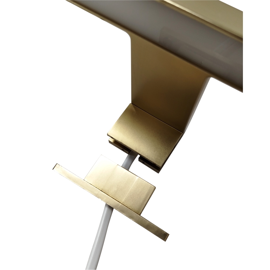 LED Φωτιστικό μπάνιου για καθρέφτη LED/8W/230V 4000K 50 εκ. IP44 ματ χρυσό