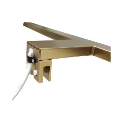 LED Φωτιστικό μπάνιου για καθρέφτη LED/8W/230V 4000K 50 εκ. IP44 ματ χρυσό