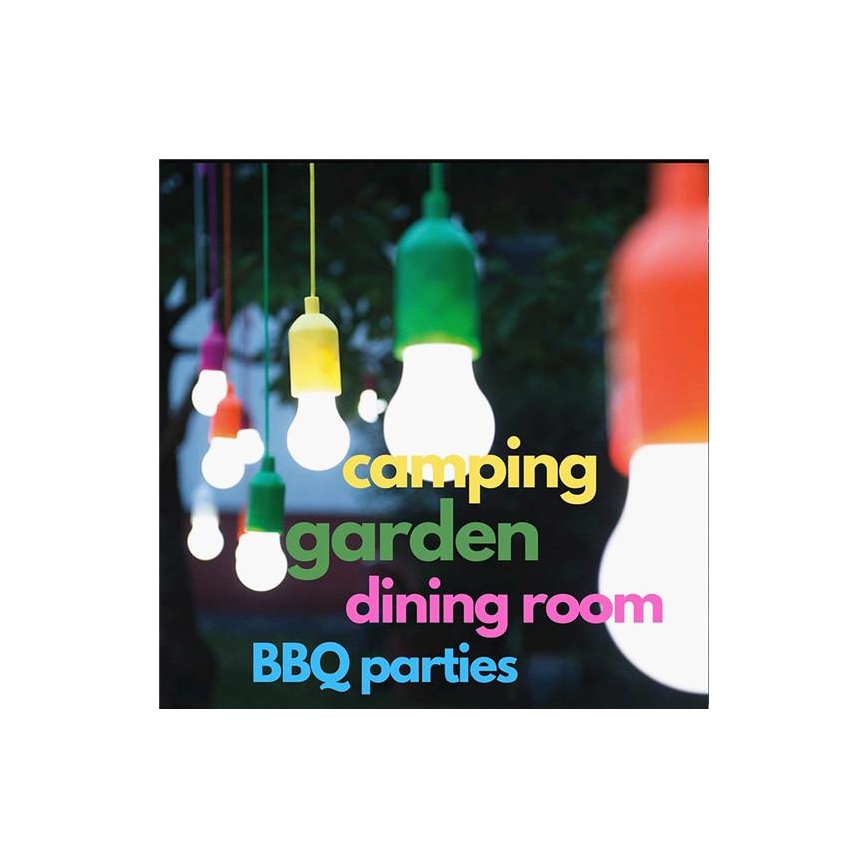 LED Φορητή λάμπα LED/1W/3xAAA πράσινο