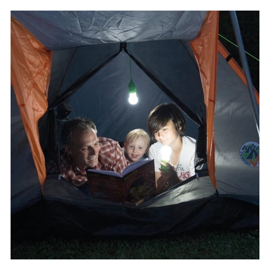 LED Φορητή λάμπα LED/1W/3xAAA ροζ